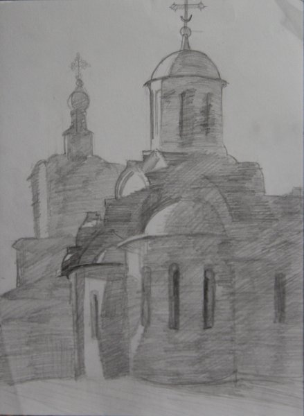 Церковь раскраска для детей