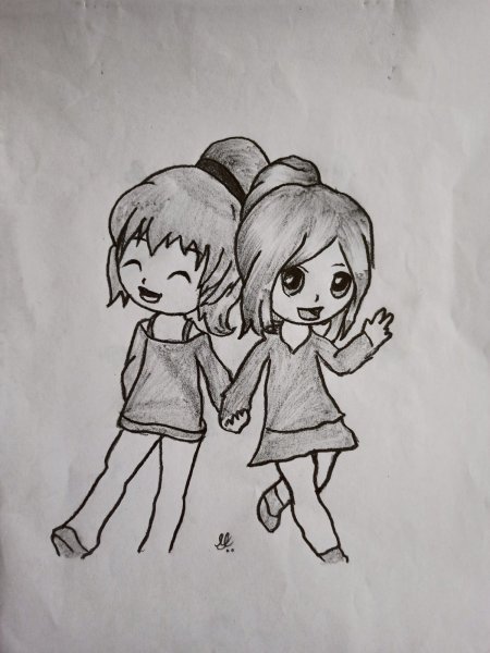 Рисунки для срисовки Дружба