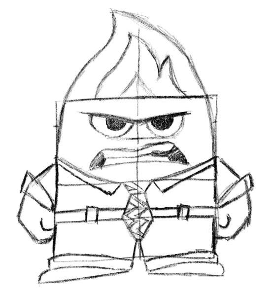 Злость карандашом