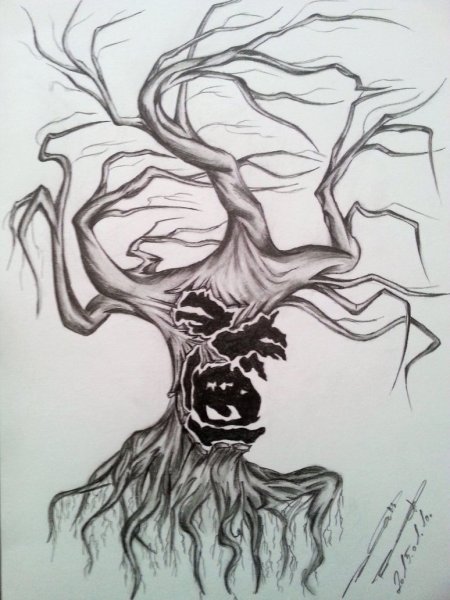 Злость рисунок карандашом