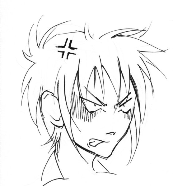 Аниме эмоции злость