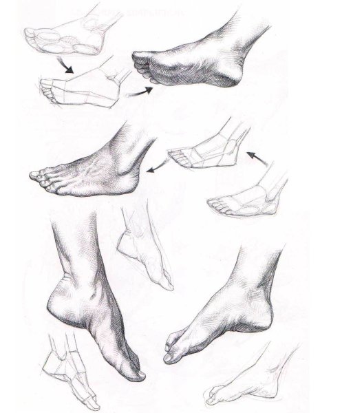 Гипсовая нога