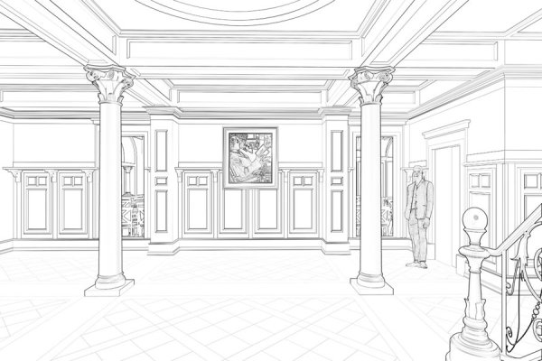 Питер зимний дворец разукрашивать