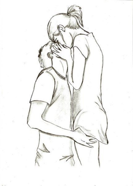 Влюбленные карандашом