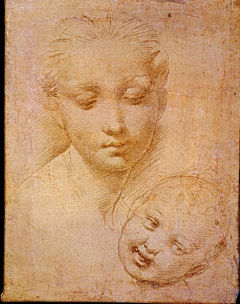 Леонардо да Винчи Графика Мадонна