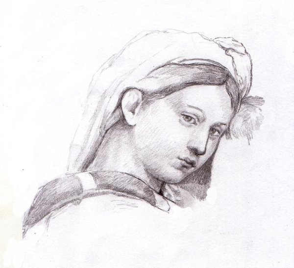 Леонардо да Винчи голова ангела