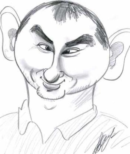 Карикатура карандашом