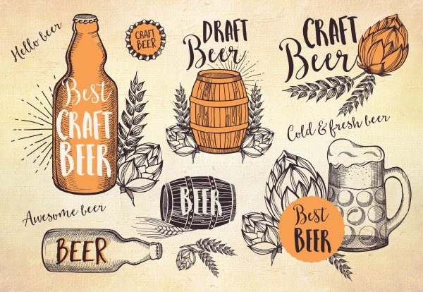 Пиво раскраска