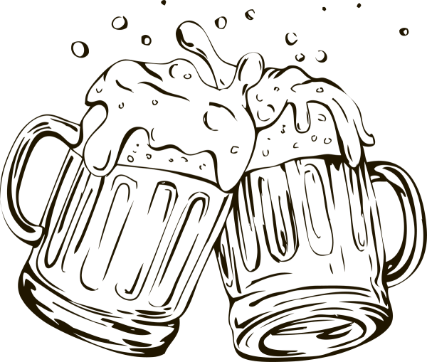 Бутылка пива скетч