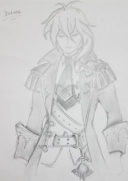 Сяо Геншин скетч