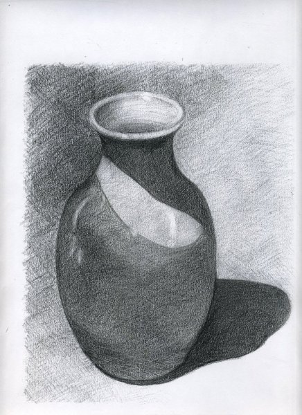 Ваза с рисунком