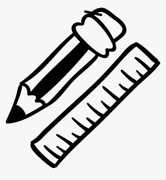 Линейка нарисованная