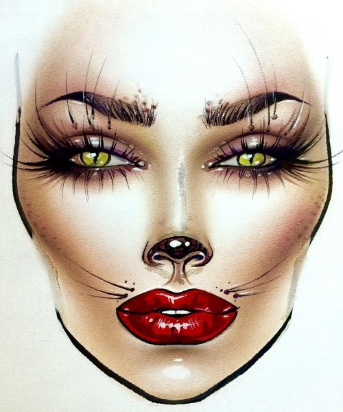 Эскиз грима