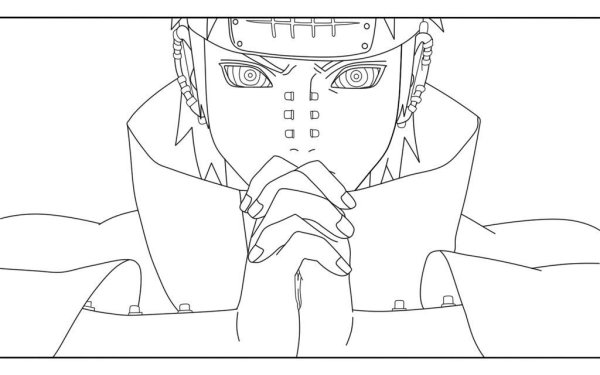 Акацуки карандашом