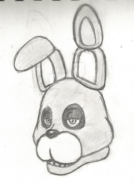 Рисунок карандашом Бони