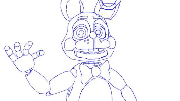 FNAF Бонни раскраска