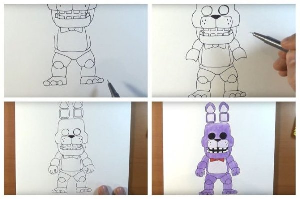 Как нарисовать Бонни