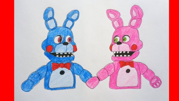 FNAF срисовать Бон Бон