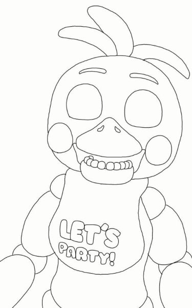 Бонни ФНАФ 1 раскраска