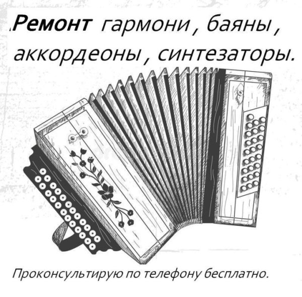 Гармошка схематически