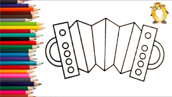 Гармошка карандашом