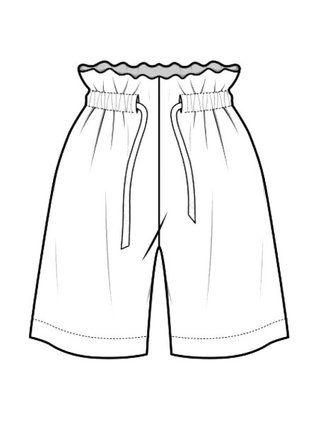 Шорты карандашом