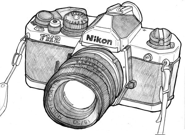 Фотоаппарат Nikon d80 Sketch