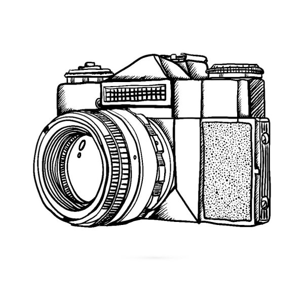 Фотоаппарат набросок