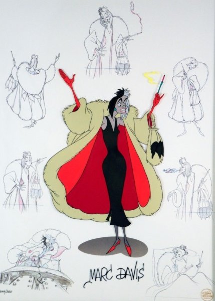 Стервелла де Виль карандашом