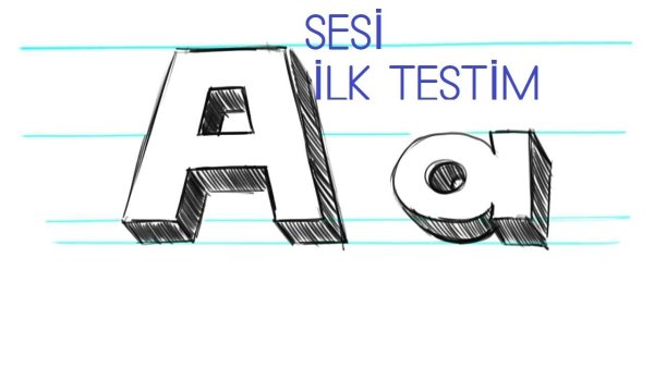 Объемные буквы карандашом