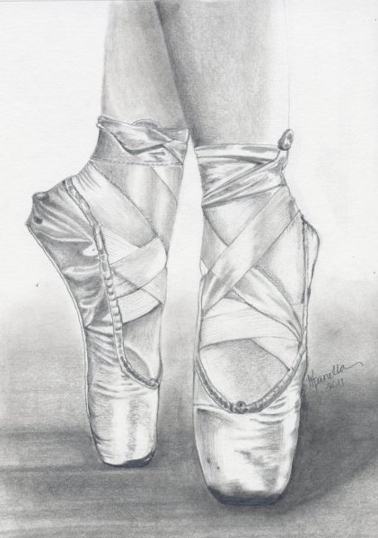 Пуанты для срисовки