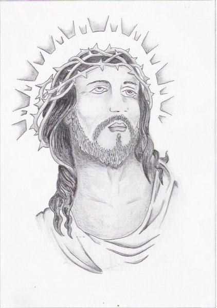 Иисус Христос рисунок