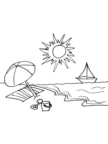 Летние рисунки карандашом