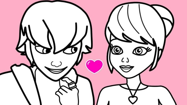 Как рисовать Маринетт