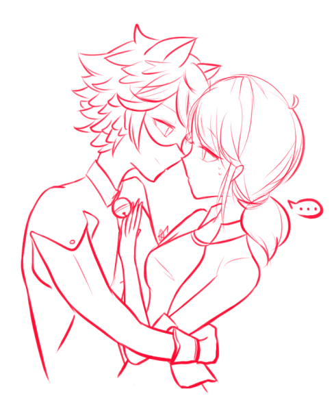 Раскраски Маринетт и Адриан