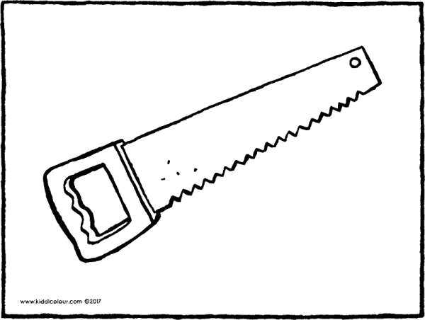 Раскраска пила