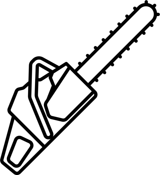 Цепь бензопилы вектор