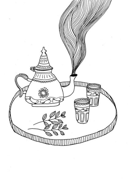 Чай карандашом