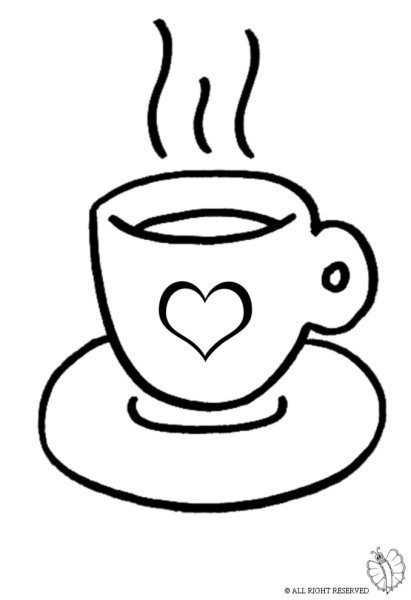 Кофе набросок