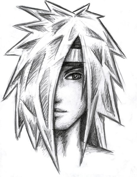 Лёгкий рисунок Мадары
