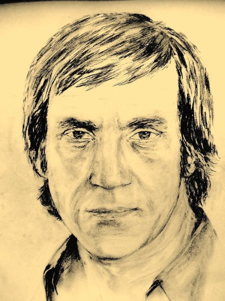 Портрет барда Высоцкого