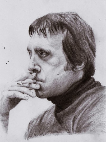 Владимир Высоцкий шарж