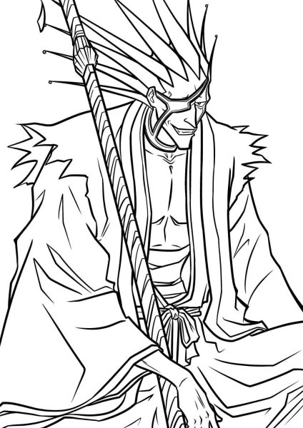 Хичиго раскраска