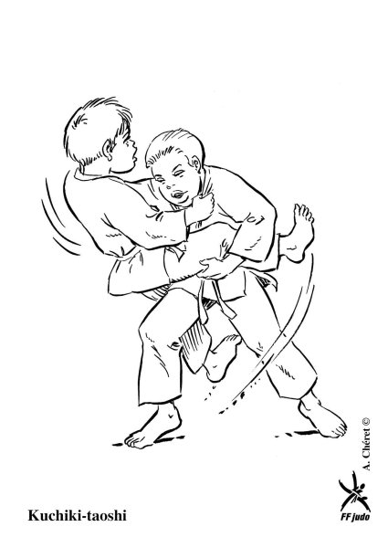 Дзюдо рисунок