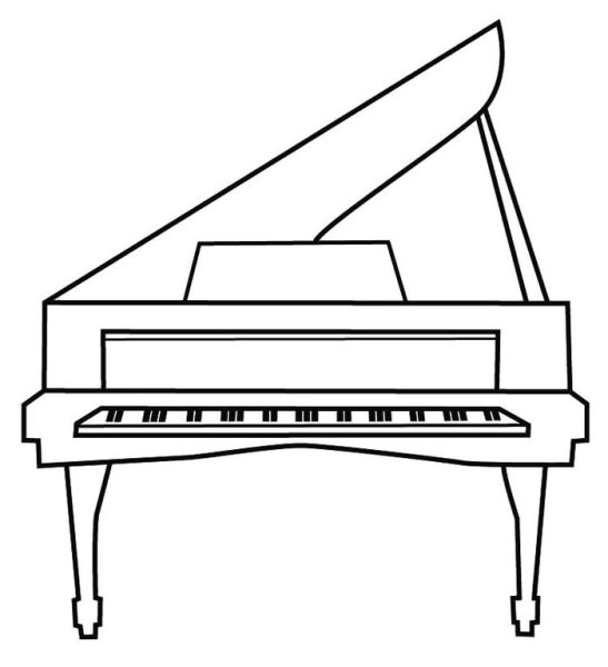 Фортепиано рисунок