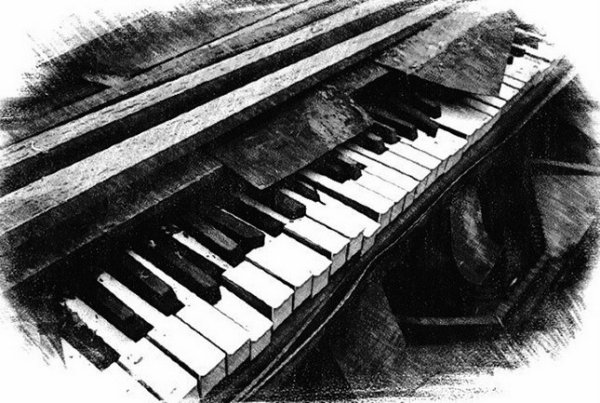 Рисунки фортепиано для срисовки