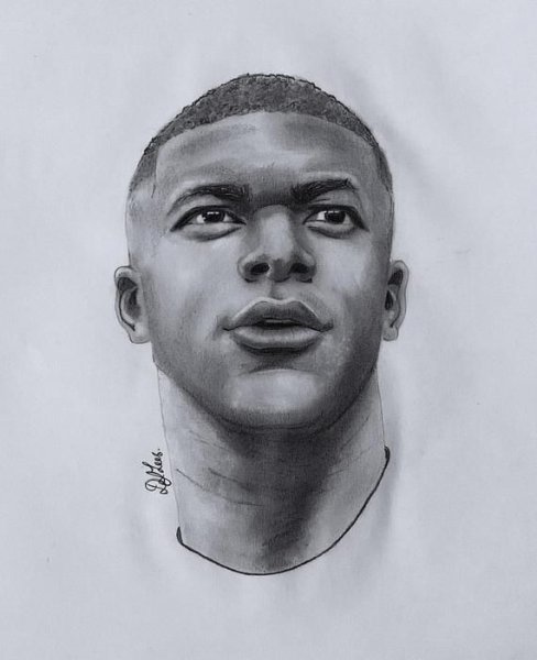 Мбаппе рисунок