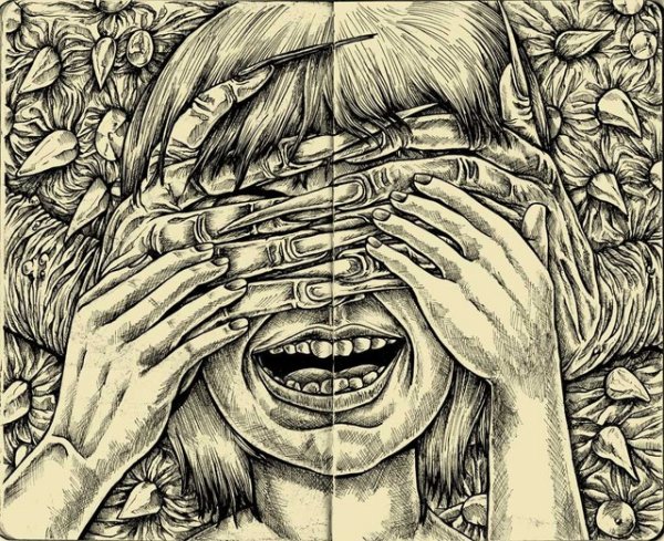 Рисунки душевнобольных карандашом