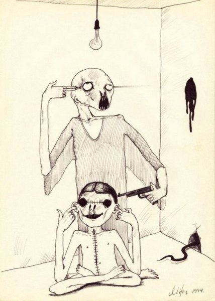 Рисунки СУМАСШЕДШИХ людей