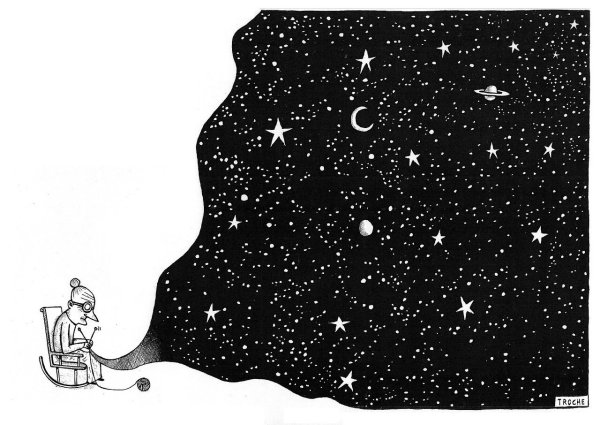 Звездное небо рисунок